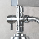 Shower showerhead, water divider, four in and four out corner valve, washing machine adapter accessories