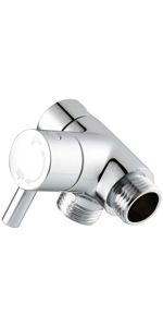 Shower showerhead, water divider, four in and four out corner valve, washing machine adapter accessories