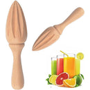 2Pcs Wooden Citrus Juicer - Handheld Manual Lemon/Orange Reamer | Portable Fruit Squeezer Tool for Home, Cafe and Bar,Kitchen Utensils, Bartender Accessories