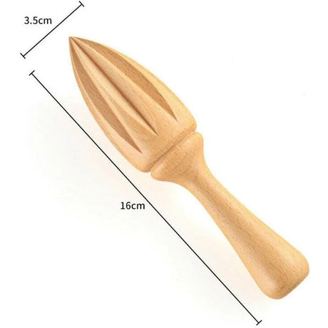 2Pcs Wooden Citrus Juicer - Handheld Manual Lemon/Orange Reamer | Portable Fruit Squeezer Tool for Home, Cafe and Bar,Kitchen Utensils, Bartender Accessories