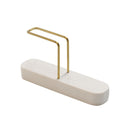 Coffee filter holder storage, marble holder coffee filter container, suitable for coffee bars/homes/offices（white）