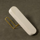Coffee filter holder storage, marble holder coffee filter container, suitable for coffee bars/homes/offices（white）