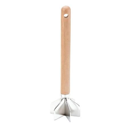 Stainless Steel Meat Chopper,Food Grade 6-Blade Ground Beef Chopper Potato Masher Hamburger Smasher Tool for Kitchen Cooking Vegetable Puree