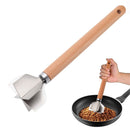 Stainless Steel Meat Chopper,Food Grade 6-Blade Ground Beef Chopper Potato Masher Hamburger Smasher Tool for Kitchen Cooking Vegetable Puree