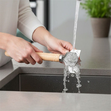 Stainless Steel Meat Chopper,Food Grade 6-Blade Ground Beef Chopper Potato Masher Hamburger Smasher Tool for Kitchen Cooking Vegetable Puree
