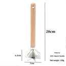Stainless Steel Meat Chopper,Food Grade 6-Blade Ground Beef Chopper Potato Masher Hamburger Smasher Tool for Kitchen Cooking Vegetable Puree