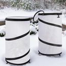 2 Pcs Pop Up Winter Frost Plant Cover, 20 x 12 Inch Round Garden Plants Freeze Protection Tent, Foldable Warm Plant Protector Enclosure for Snow Frost Protection Indoor & Outdoor