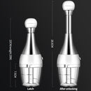 Garlic Press,Onion vegetable chopper,Food Chopper,Garlic Mincer, for Ginger, Chili, Nuts - Chop into Minced, Dishwasher Safe