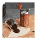 Manual Coffee Grinder with Adjustable Bean Grind Size - Hand Coffee Grinder with Hand Crank Mill - Ideal for Fresh Espresso at Home, in The Office, or for Travelling（Send cleaning brush）