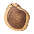 Acacia Wood Cutting Board - Rural Wood Cutting Board, Durable Cutting Board, Kitchen, Meat, Cheese, and Entertainment Tray,（Diameter 23-28CM）
