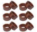 Handcrafted Wood Napkin Rings Set, Set of 12, Wood Napkin Holders,  Hand Made by Skilled artisans - Perfect for Parties, Any Events, Regular Home Use, Family Dinners, Holidays