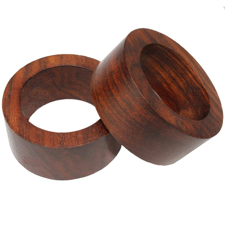 Handcrafted Wood Napkin Rings Set, Set of 12, Wood Napkin Holders,  Hand Made by Skilled artisans - Perfect for Parties, Any Events, Regular Home Use, Family Dinners, Holidays