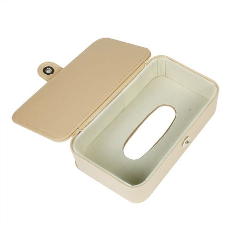 Car Tissue Holder, Sun Visor Napkin Holder, Car Visor Tissue Holder, PU Leather Backseat Tissue Case Holder for Car,Vehicle
