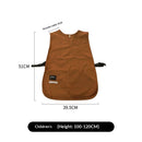 Waterproof Unisex Work Apron with 4 Pockets Vest Apron Ultralight Chef Waiter Work Overalls 2pcs（S+L）