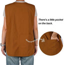 Waterproof Unisex Work Apron with 4 Pockets Vest Apron Ultralight Chef Waiter Work Overalls 2pcs（S+L）