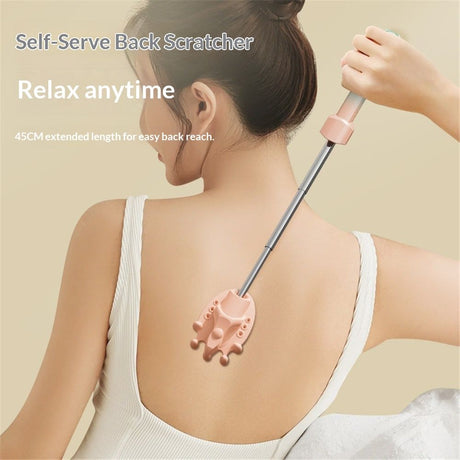 Electric Back Scratcher, Rechargeable Itch Relief Tool Lightweight Body Massage Device for Home Travel