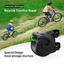 Bike Towing System Rope for Parent-Kid Towing Straps,Retractable Bike Tow Rope Trailer Hitch Parent-Child Pull Traction Strap,Portable Outdoor Cycling Elastic Ropes