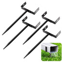 Rainwater Downspout Bracket - Heavy-Duty Galvanized Iron with Eco-Friendly Coating, Adjustable Size, Rust-Proof Anchor for Pipe Support, Easy Installation (4 Pack)