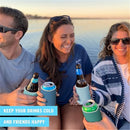 Blank Foam Pint Glass Coolie (Variety Color 12 Pack) - Blank Beer Can Cooler Sleeves Soft Insulated Beer Cozy for Cans Friendly Plain Coolies in Bulk for Beer Cans