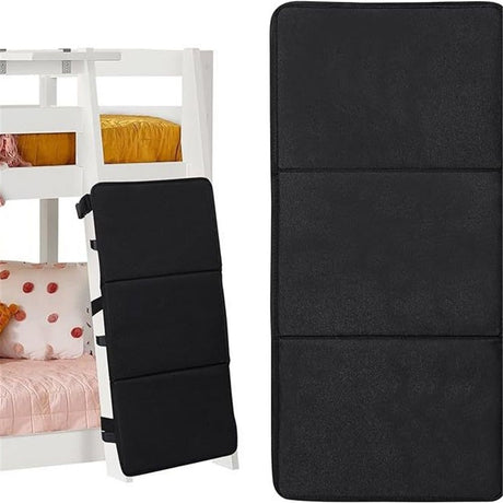 Bunk Bed Ladder Cover, Bunk Bed Ladder Pads for Kids to Prevent Kids from Climbing, Suitable for Attic Stairs, Swimming Pool Stairs.(Black)