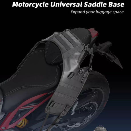 Motorcycle Saddle Bag/Tail Bag/Seat Bag Universal Saddle Bag Mounting Base Motorcycle Tank Mount Base for Fuel Tank Bag/Saddle Bag/Tail Bag/Seat Bag