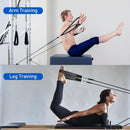Pilates Straps - Double Loop D-Ring Straps for Reformer, Padded, Home Gym Workout 1 Pair Pilates Double Loop Straps for Reformer Fitness D-Ring Straps Handle,