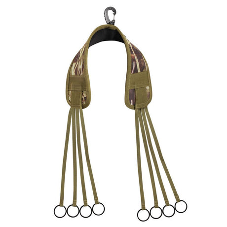 Right Waterfowl Non-Slip Leg Band Bird Hunting Game Strap with Leg Loop Style - Includes Heavy Duty Spring Clip and 8 Metal Cinch Rings