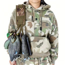 Right Waterfowl Non-Slip Leg Band Bird Hunting Game Strap with Leg Loop Style - Includes Heavy Duty Spring Clip and 8 Metal Cinch Rings