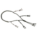 Duck Call Lanyard with Removable Drops Secures 12 Call Premium Real Nylon Game Call Lanyard Hand Braided Camo goose Calls for Predator Ducks