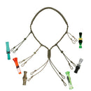 Duck Call Lanyard with Removable Drops Secures 12 Call Premium Real Nylon Game Call Lanyard Hand Braided Camo goose Calls for Predator Ducks