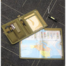 Pouch Map Case Holder Army Foldable Map Storage Pouch Multifunctional for Outdoors or Hiking - 15"x11" Clear Viewing Area,1000D Oxford + Waterproof TPU