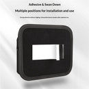 Car Seat Side Storage Pocket, Small Organizer,PU Leather Multifunctional Console Side Organizer Bag for Phone, keys, sunglass,wallet,ect (Black)