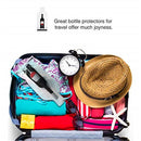 10 Set Wine Bags for Travel, Wine Bottle Travel Protector Bags, Wine Travel Bags for Wine Bottles Airplane, Wine Packaging Skins Sleeves for Air, Car and Cruise Travel