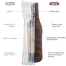 16 Set Wine Bags for Travel Honeycomb Paper, Reusable Wine Bottle Protector Sleeves, Unbreakable Wine Travel Bags for Airplane Travel Transport Car Proof Safety Impact Resist