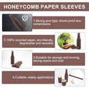 16 Set Wine Bags for Travel Honeycomb Paper, Reusable Wine Bottle Protector Sleeves, Unbreakable Wine Travel Bags for Airplane Travel Transport Car Proof Safety Impact Resist