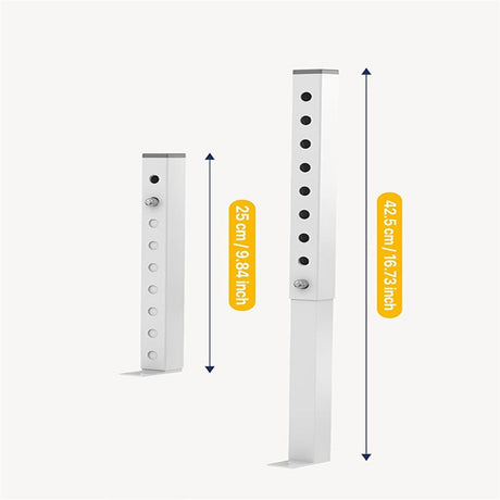 Adjustable Sliding Door Security Bar & Window Safety Bar, Durable Security Door Stopper for Apartment & Home Protection, Works Great with Window Alarms – Regular – (2 Devices)