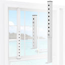 Adjustable Sliding Door Security Bar & Window Safety Bar, Durable Security Door Stopper for Apartment & Home Protection, Works Great with Window Alarms – Regular – (2 Devices)