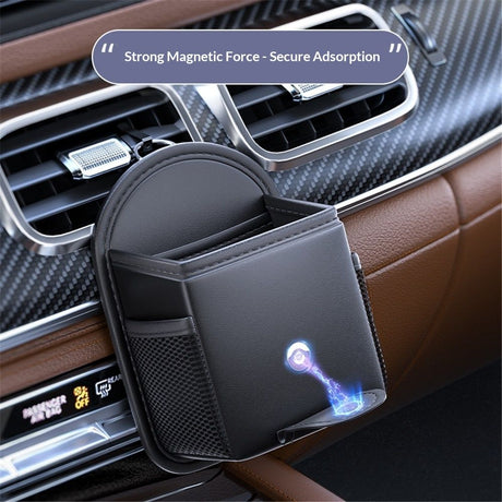 Car Air Outlet Storage Bag, Vehicle Dashboard Pocket for Phone Power Pank Keys Money Cards, Double-Layer Storage Bag, Glasses Bag Storage Bag, Car Accessories