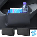 2Pcs Multifunctional Storage Box,Car Trash Can, Auto Door Side Organizer,Large Capacity Storage Bag,Back Seat Storage Pocket, Car Accessories Organizer Box(Style A)