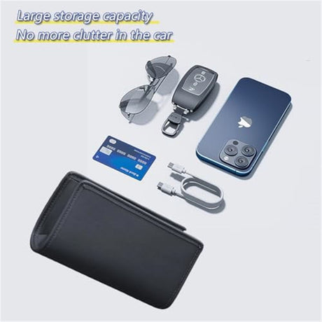 2Pcs Multifunctional Storage Box,Car Trash Can, Auto Door Side Organizer,Large Capacity Storage Bag,Back Seat Storage Pocket, Car Accessories Organizer Box(Style A)