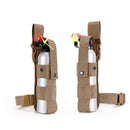 Drop Leg Water Bottle Holster, Pepper Spray Holder Adjustable Thigh Pepper Spray Pouch Open Top Thigh Pouch for Left/Right Leg