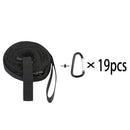 Campsite or Garden Supplies Storage Strap with  Hooks | Hanging Your Camping Gear from a Tree | Vertical or Horizontal Organizer