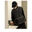 Waterproof Unisex Work Apron Ultralight Chef Waiter Work Overalls Apron for Women Men with Pockets Adjustable Buckle Design Hair Stylist Apron for Garden Cooking