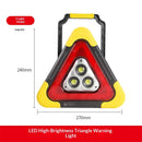 Red LED Triangle Warning Stop Sign, Multifunction Car Breakdown Emergency Safety Light Dioche Warning Triangle, Car Triangle Warning Sign Car Emergency Breakdown