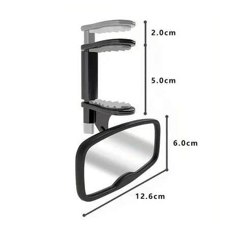 Forward Facing Baby Car Mirror - Clip On Car Mirror for Baby,  Shatterproof & Shakeproof, Newborn Essentials
