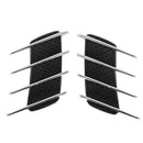 Door Hood Fender Vent Side Intake Air Flow Net Grille Trim Cover Decal Auto Stickers Universal For All Cars SUVs (2PCS)