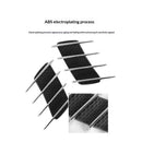 Door Hood Fender Vent Side Intake Air Flow Net Grille Trim Cover Decal Auto Stickers Universal For All Cars SUVs (2PCS)