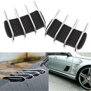 Door Hood Fender Vent Side Intake Air Flow Net Grille Trim Cover Decal Auto Stickers Universal For All Cars SUVs (2PCS)