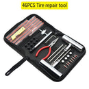 Tire Repair Kit 46Pcs Tire Patch Kit with Connectors Diaper Repair Tools Tyres and Connectors Patch Kit for Car Motorcycle Truck Tractor Trailer