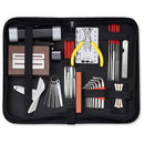 45Pcs Guitar Repairing Maintenance Tool Kit with Carry Bag Large Care Set of Tools For Acoustic Guitar Electric guitar Ukulele Bass Banjo,Perfect Gift for Music or String Instrument Enthusiast